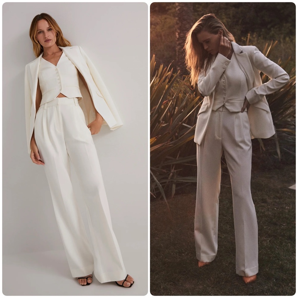 Favorite Daughter The Favorite Blazer Ivory Cream Size XL